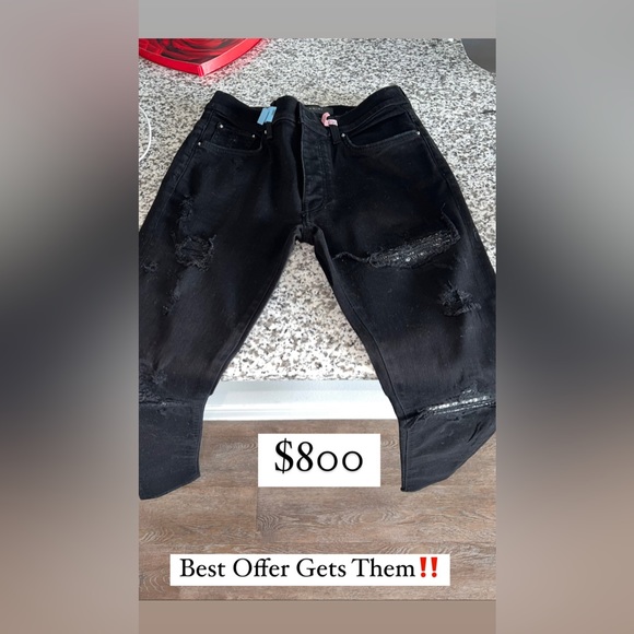 Amiri Black And White Patch